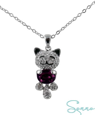 CUTE KITTEN NECKALCE